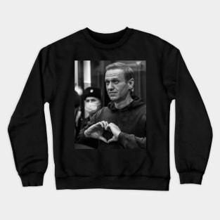 Navalny Love Hand Crewneck Sweatshirt